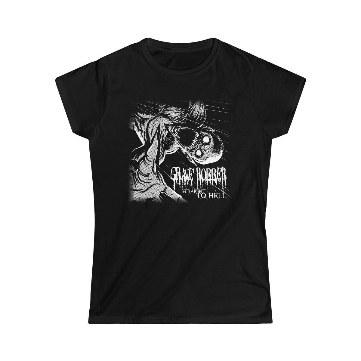 Grave Robber – Straight To Hell  (White) Women’s Tshirt