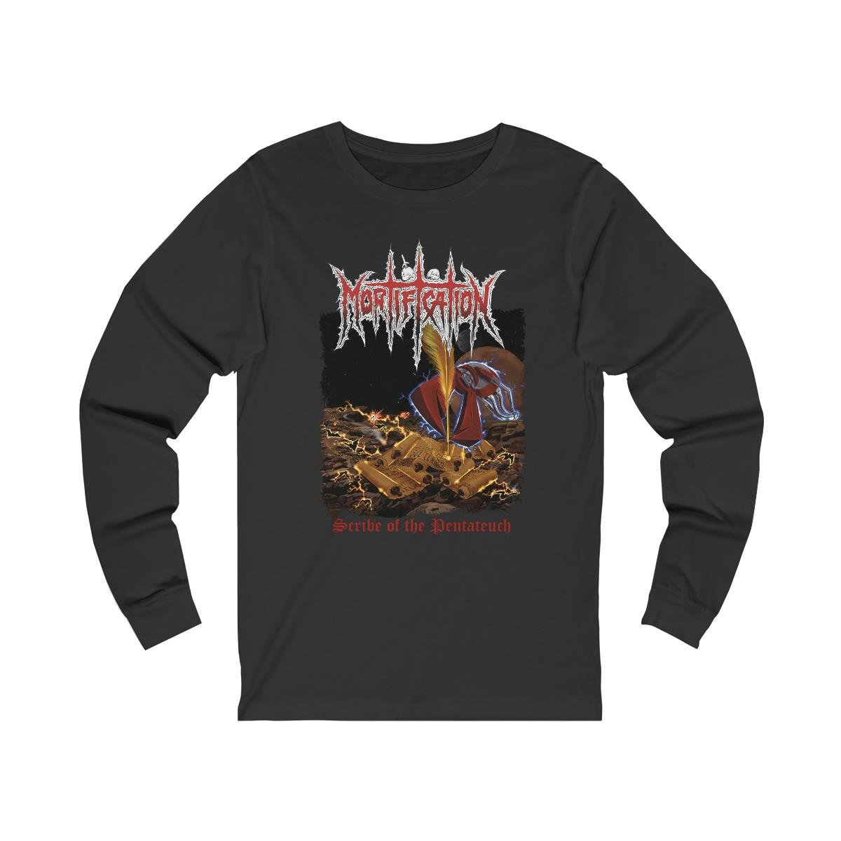 Mortification – Scribe Of The Pentateuch (2 Sided) Long Sleeve Tshirt