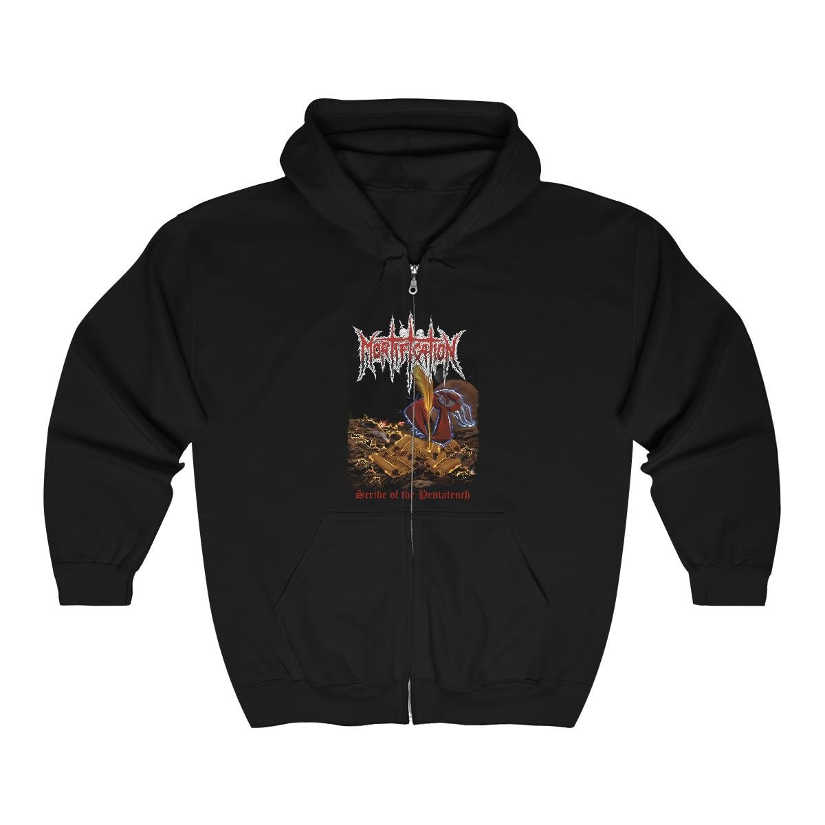 Mortification – Scribe Of The Pentateuch Full Zip Hooded Sweatshirt