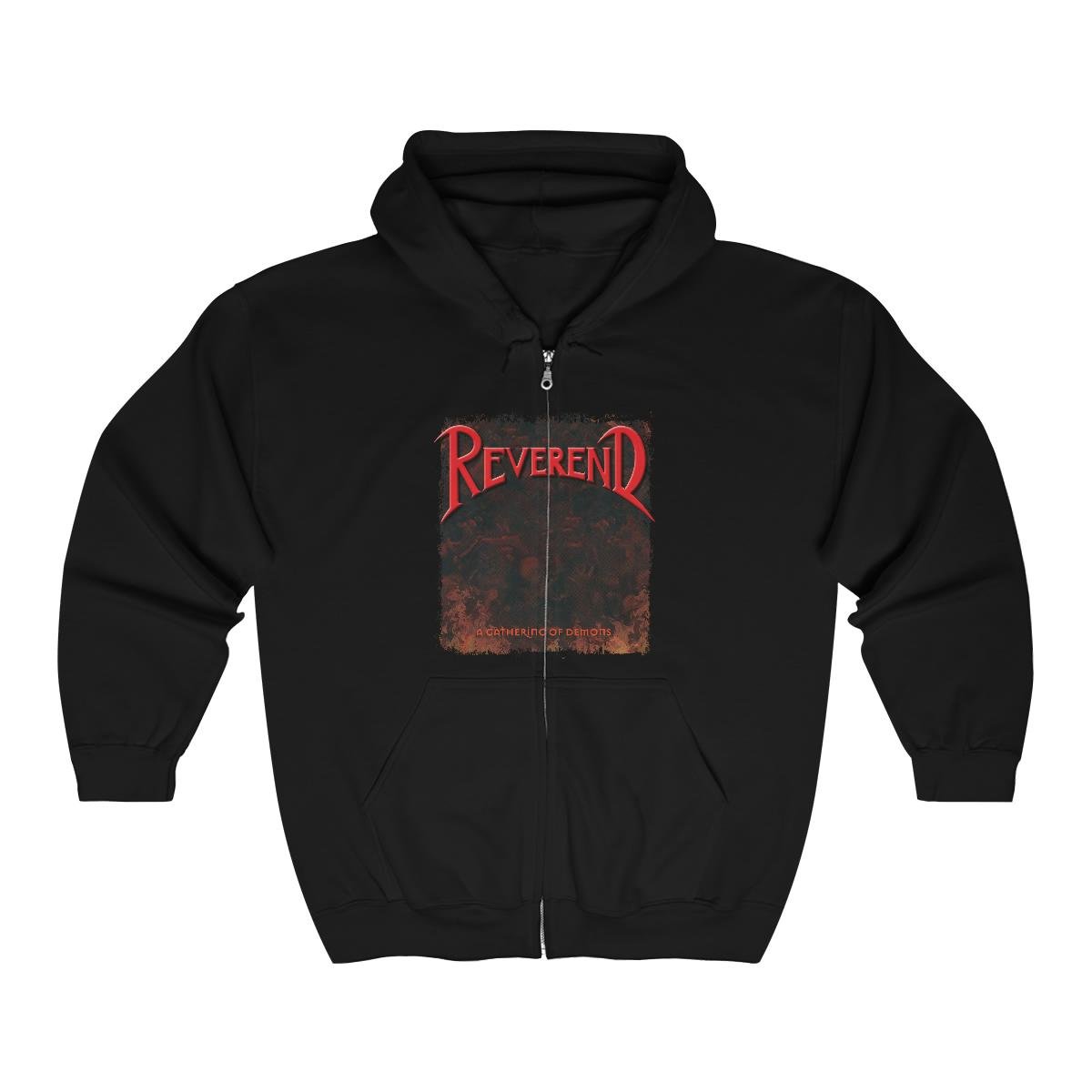 Reverend – A Gathering Of Demons New Cover Full Zip Hooded Sweatshirt