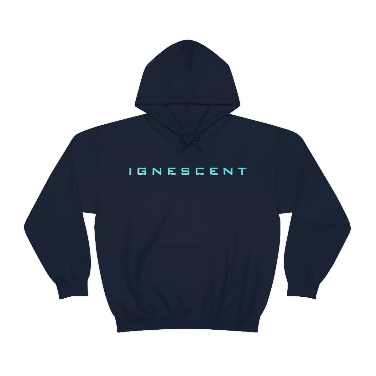 Ignescent Blue Logo Pullover Hooded Sweatshirt