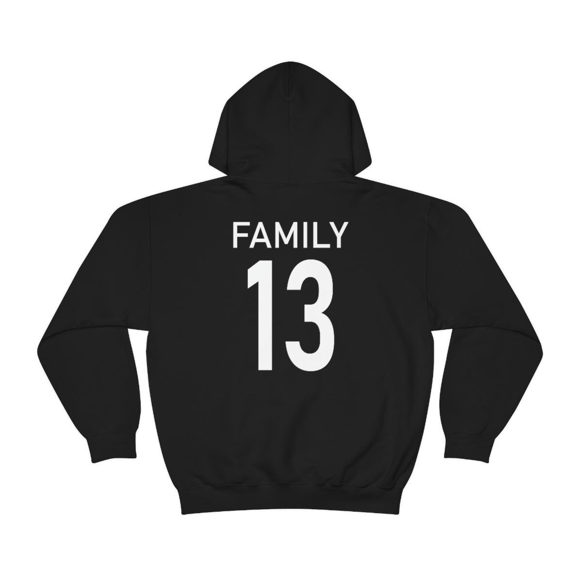 XIII Minutes Family Pullover Hooded Sweatshirt (2 Sided)