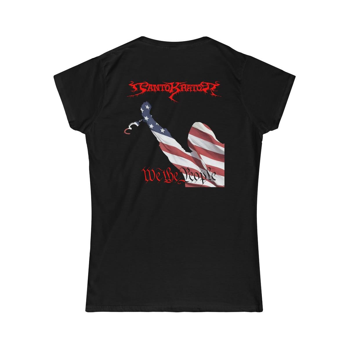 Pantokrator – We The People USA Women’s Short Sleeve Tshirt (2 Sided)