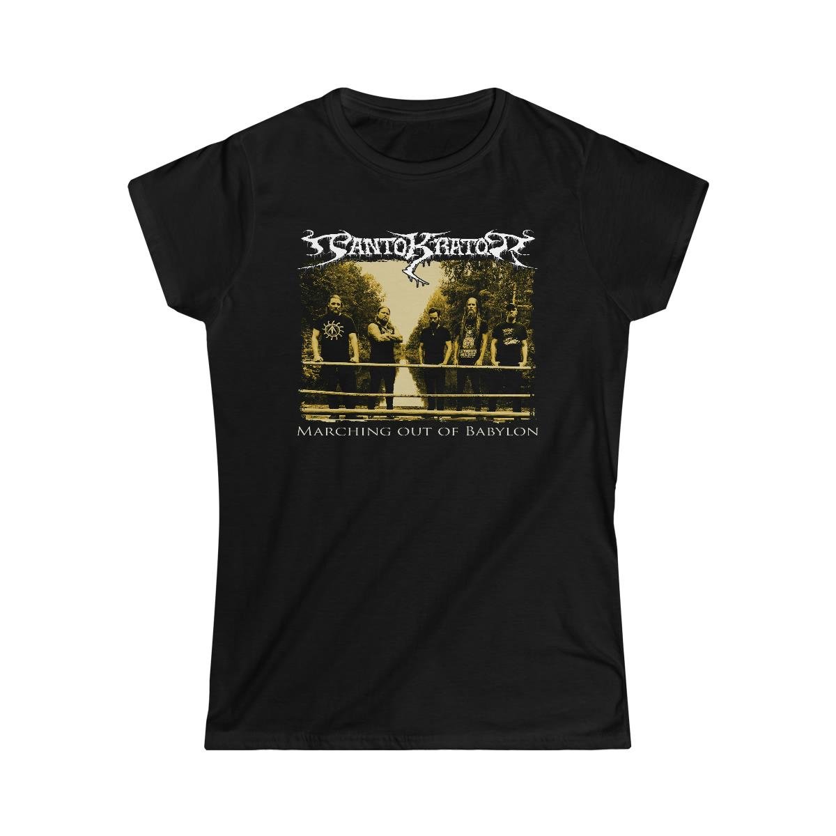 Pantokrator – Marching Out of Babylon Photo Women’s Short Sleeve Tshirt (2 Sided)
