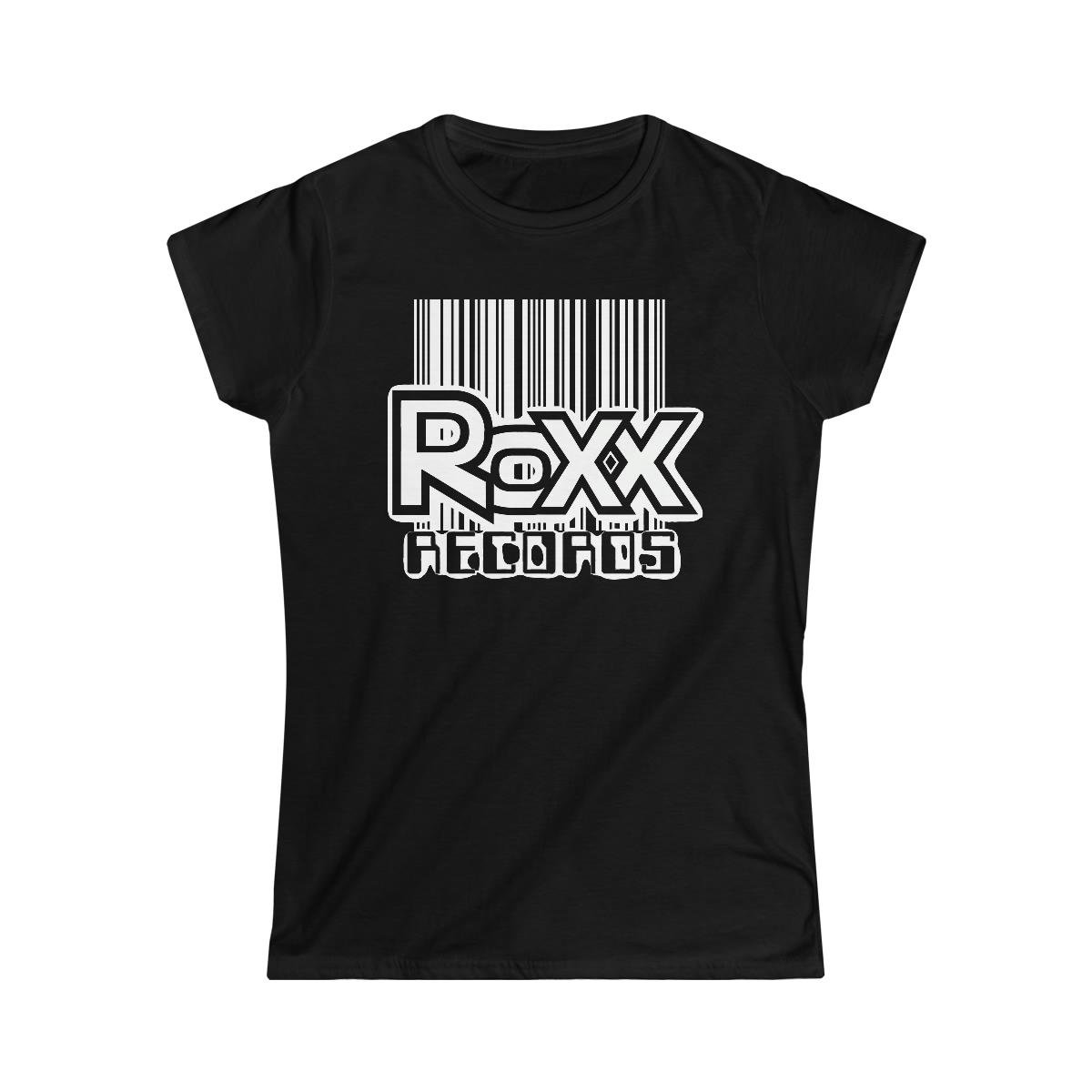 Roxx Records Logo (White) Women’s Tshirt