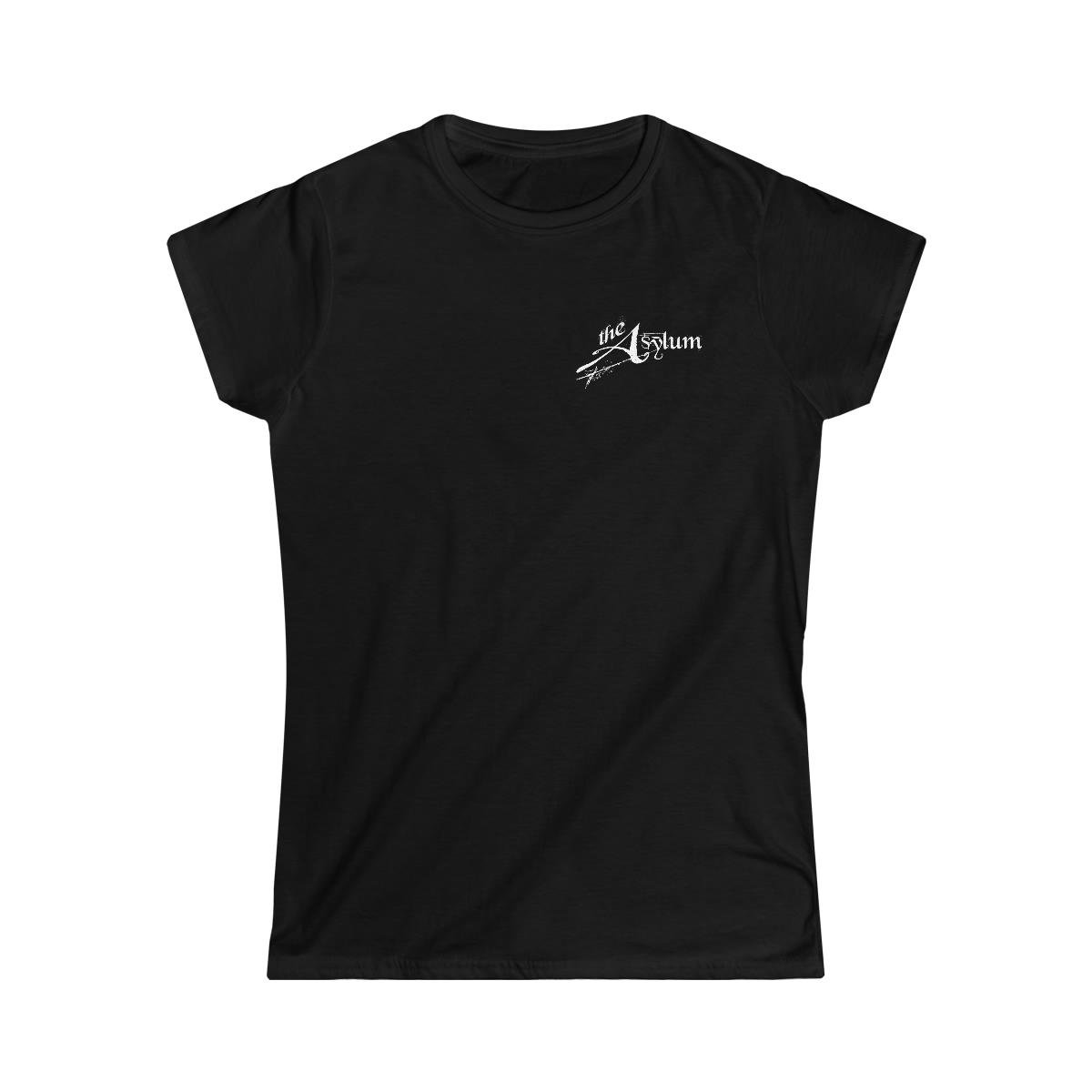 The Asylum Logo and Tower Women’s Short Sleeve Tshirt (2 Sided)