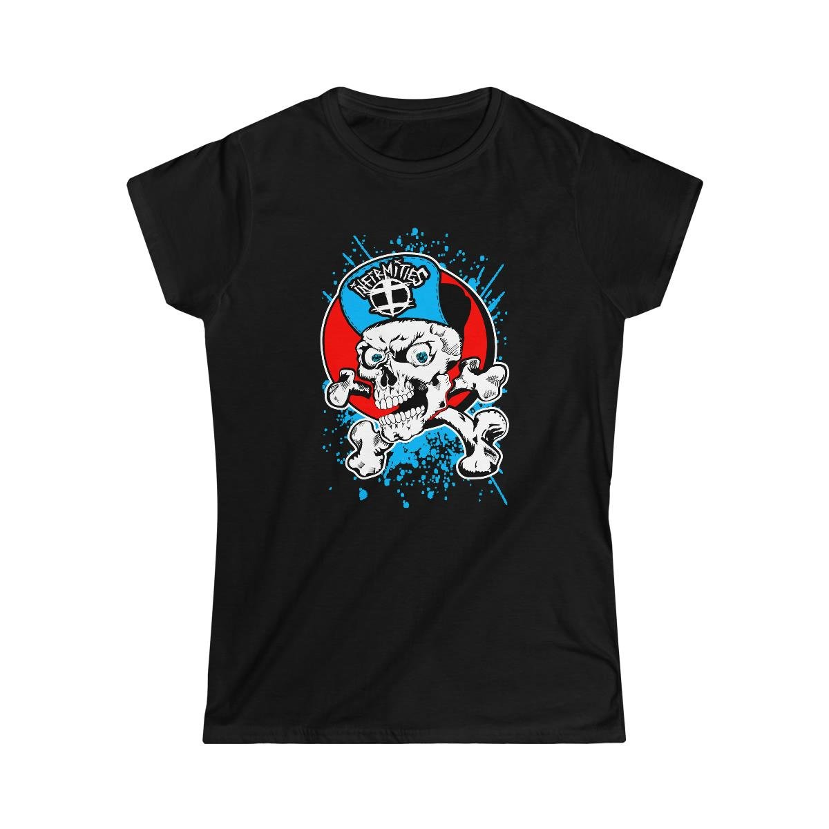 Infirmities Sk8 Skull Logo Women’s Short Sleeve Tshirt