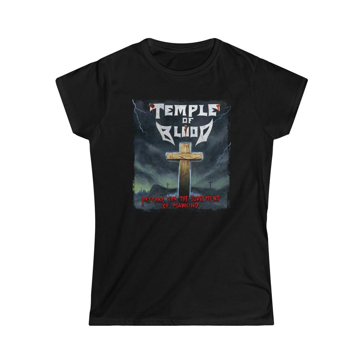 Temple of Blood – Prepare for the Judgment of Mankind Women’s Short Sleeve Tshirt
