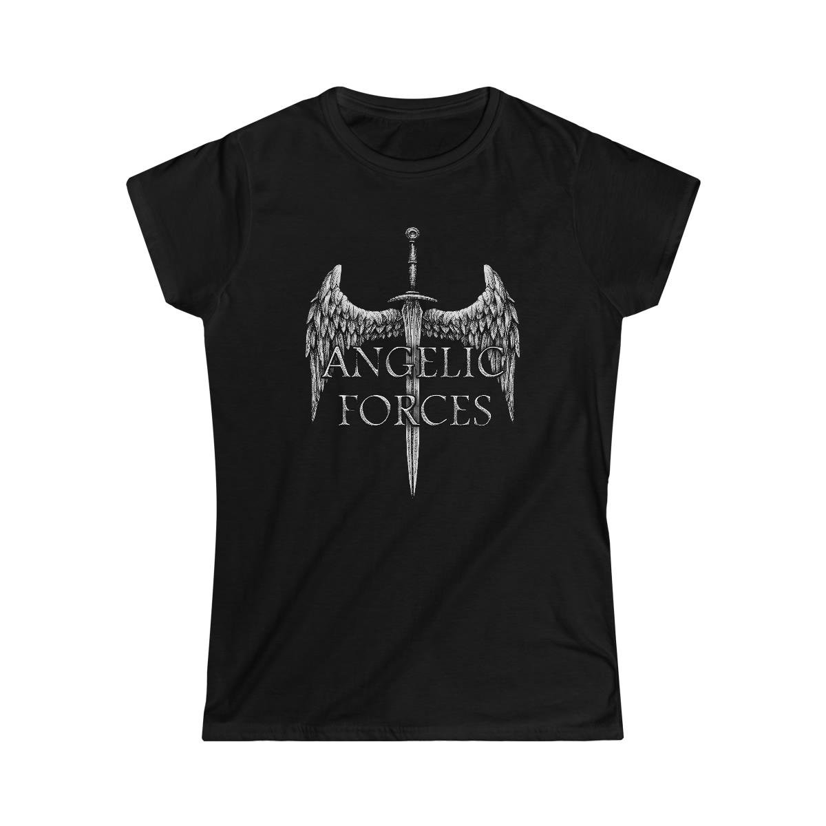 Angelic Forces Sword and Wing Women’s Short Sleeve Tshirt