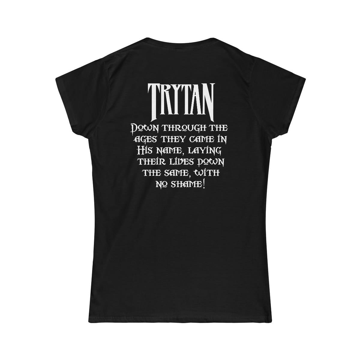 Trytan – Blood of Kings Lion w/back print Women’s Short Sleeve Tshirt (2 Sided)
