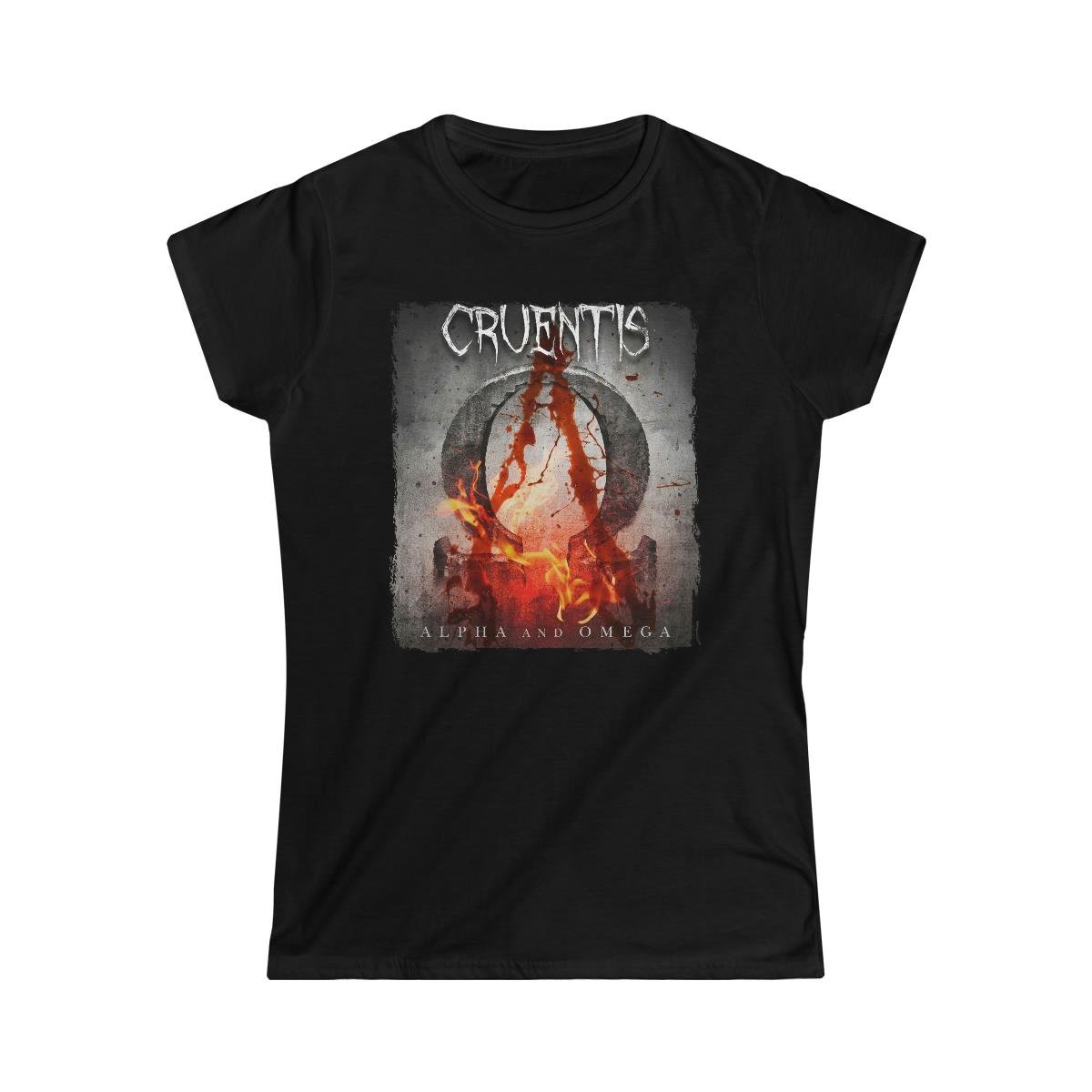 Cruentis – Alpha and Omega Women’s Short Sleeve Tshirt