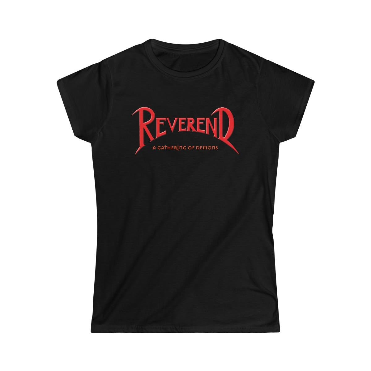 Reverend – A Gathering Of Demons New Cover Women’s Short Sleeve Tshirt (2 Sided)