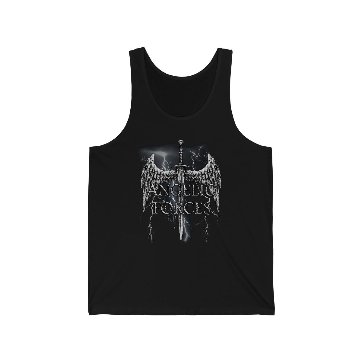 Angelic Forces Lightning Unisex Jersey Tank Top