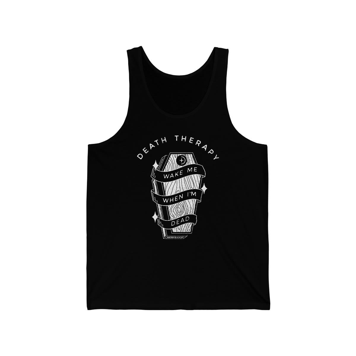 Death Therapy – Wake Me When I’m Dead Jersey Tank Top