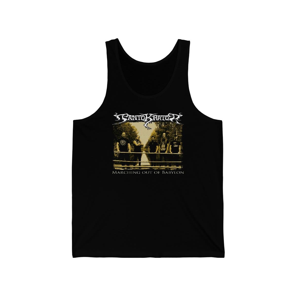 Pantokrator – Marching Out of Babylon Unisex Jersey Tank Top (2 Sided)