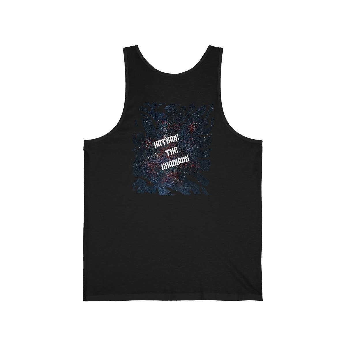 Outside the Shadows Big Pixel Unisex Jersey Tank Top (2 Sided)