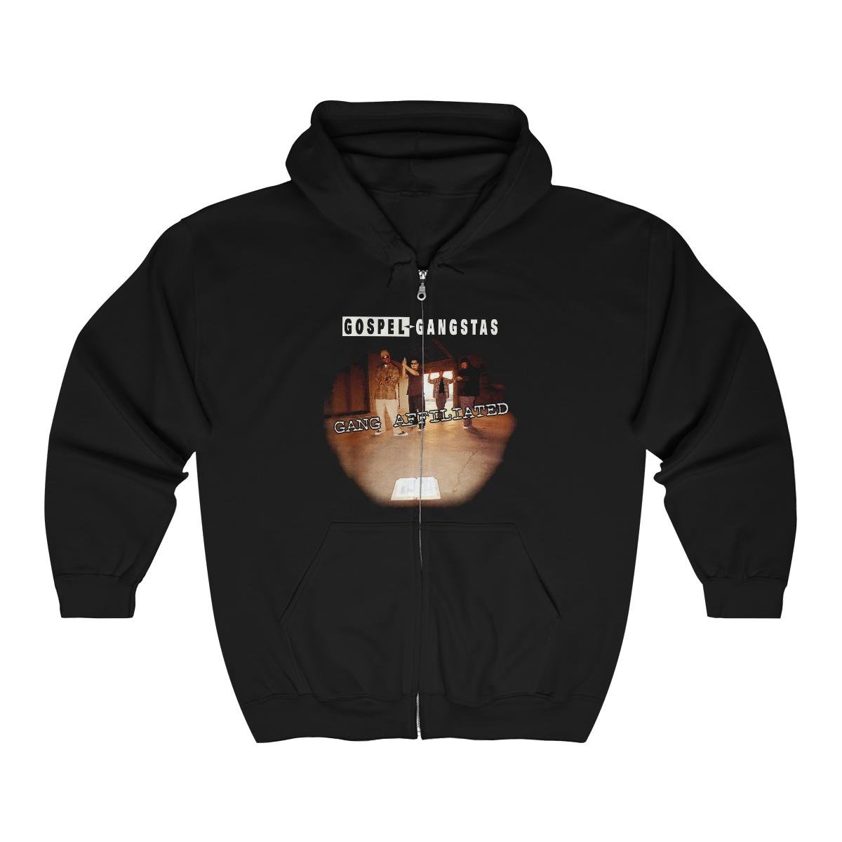 Gospel Gangstas – Gang Affiliated Full Zip Hooded Sweatshirt