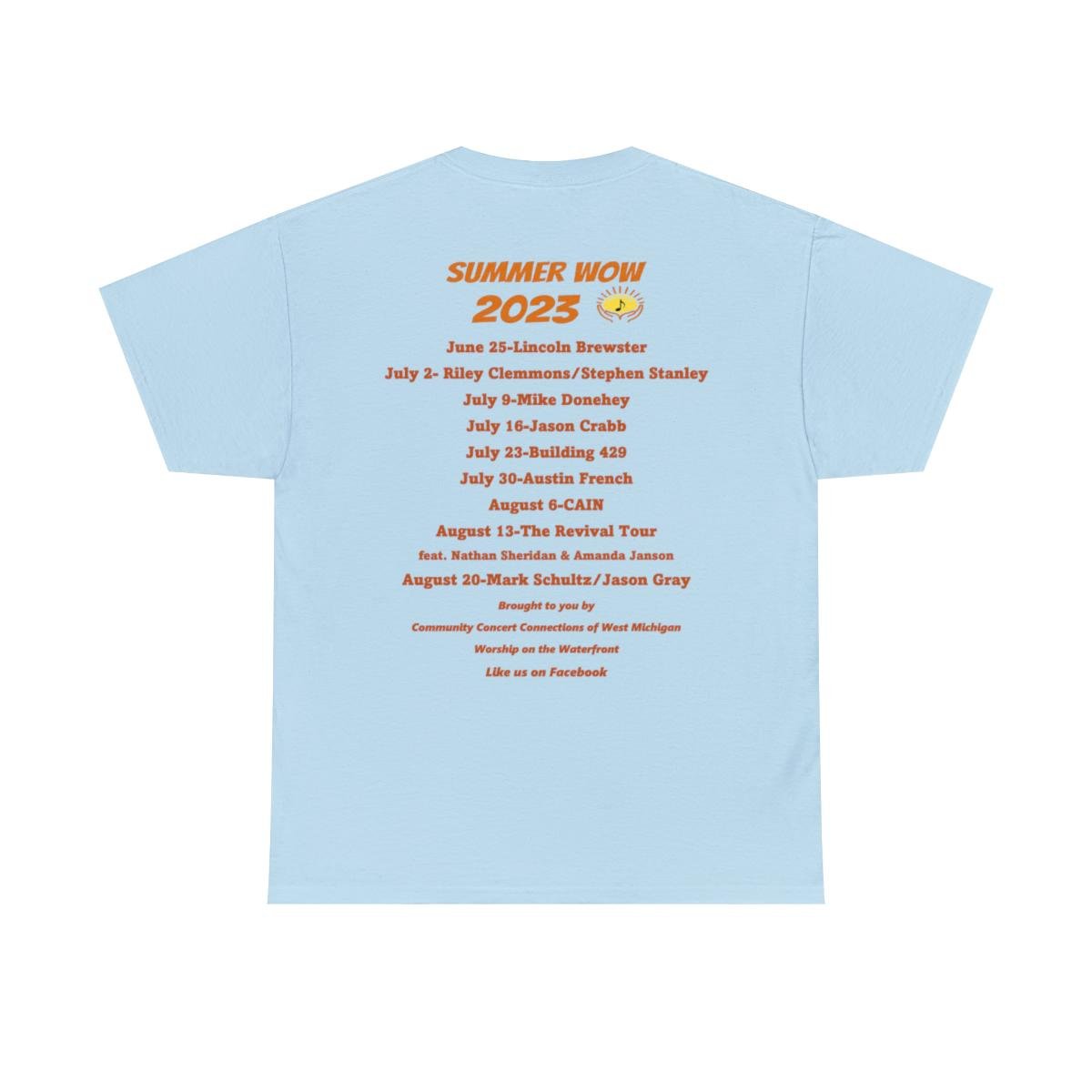Worship On The Waterfront – Summer WOW 2023 Short Sleeve Tshirt
