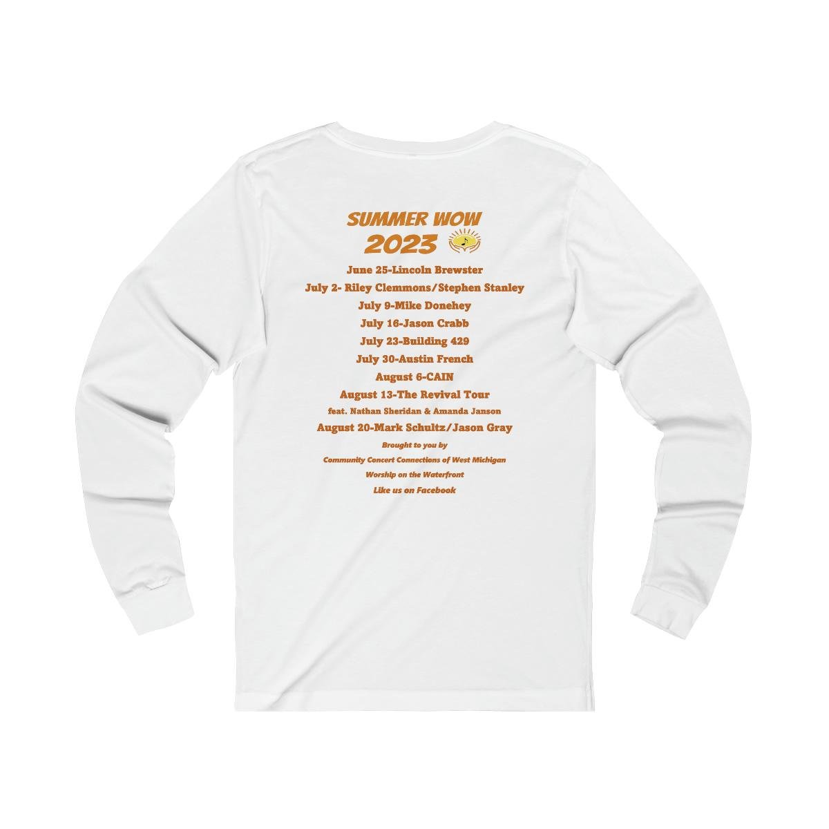 Worship On The Waterfront – Summer WOW 2023 Long Sleeve Tshirt