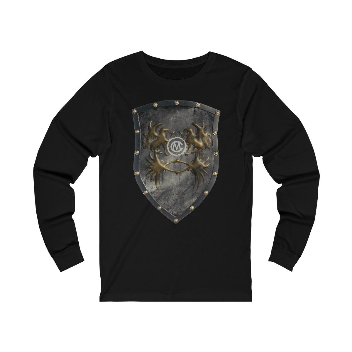 Mawcore – Grey Shield Long Sleeve Tshirt
