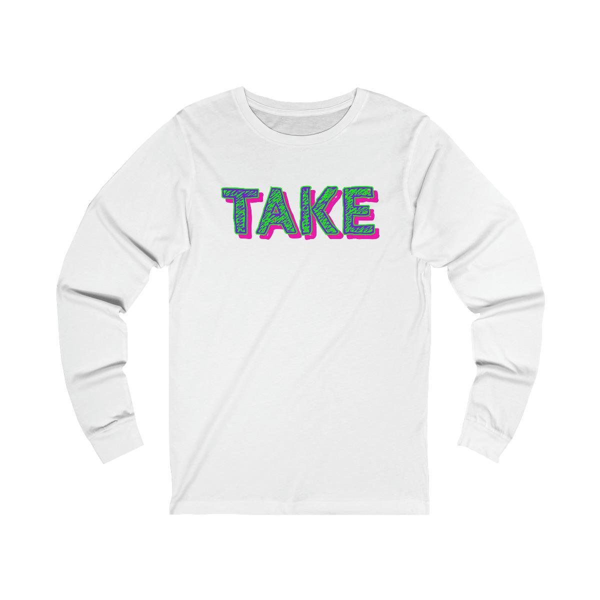 Take 80s Logo Long Sleeve Tshirt