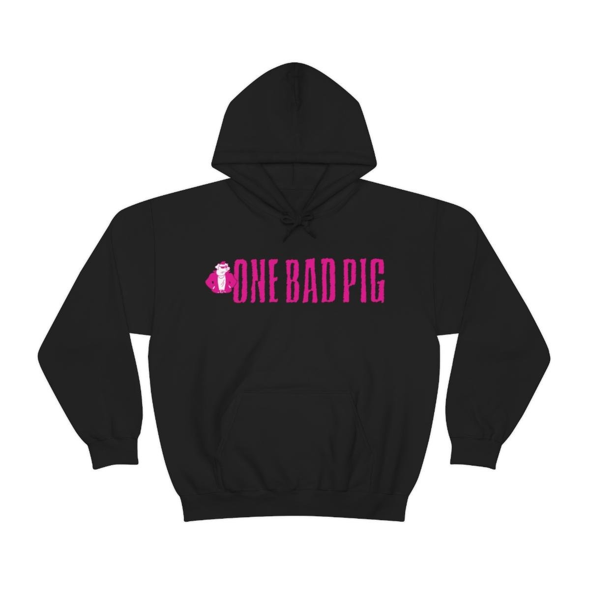 One Bad Pig Smash Logo Pullover Hooded Sweatshirt