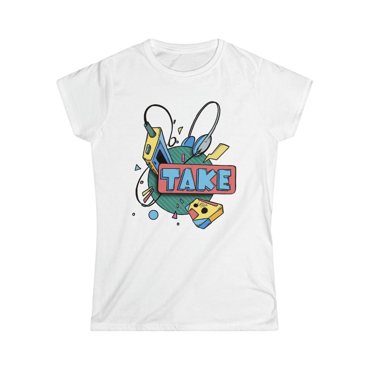 Take – 80s Walkman Women’s Short Sleeve Tshirt
