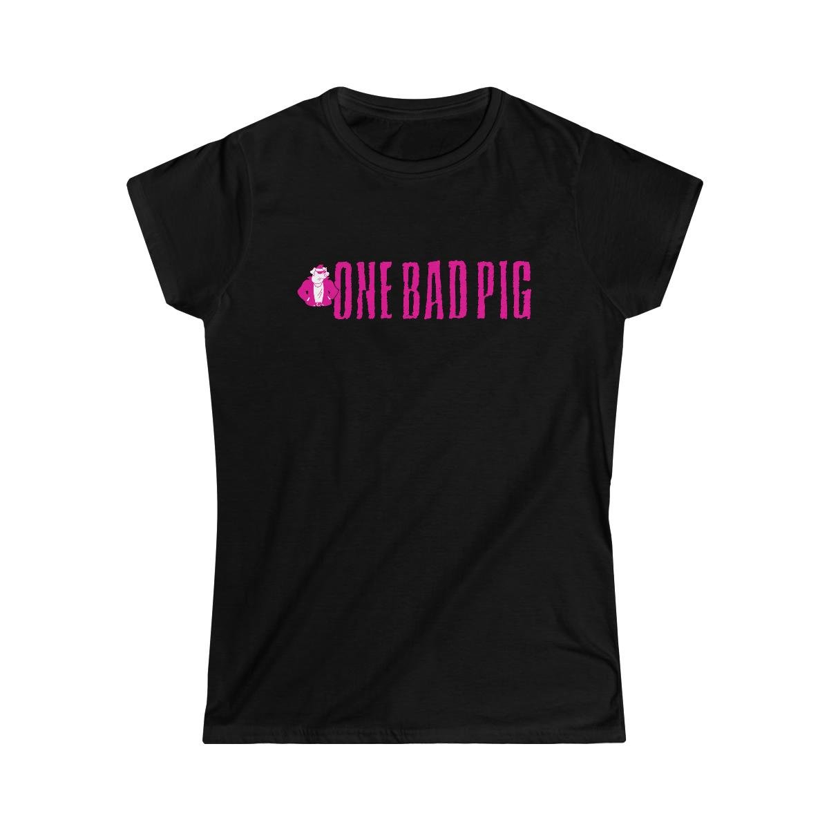 One Bad Pig Smash Logo Women’s Short Sleeve Tshirt