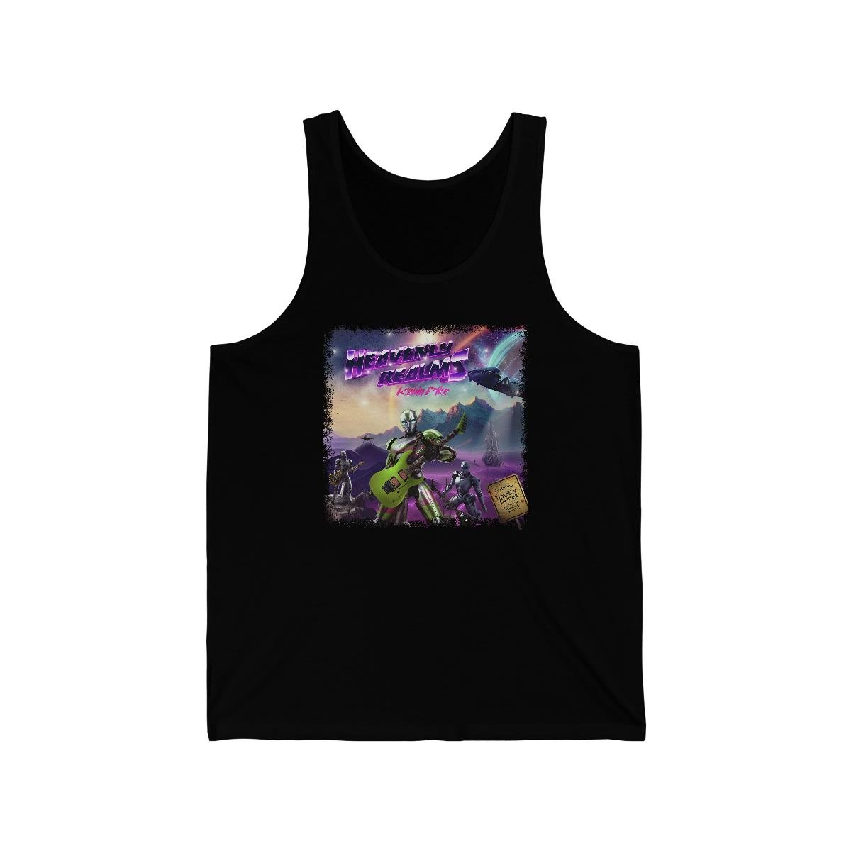 Kevin Pike – Heavenly Realms Unisex Jersey Tank Top