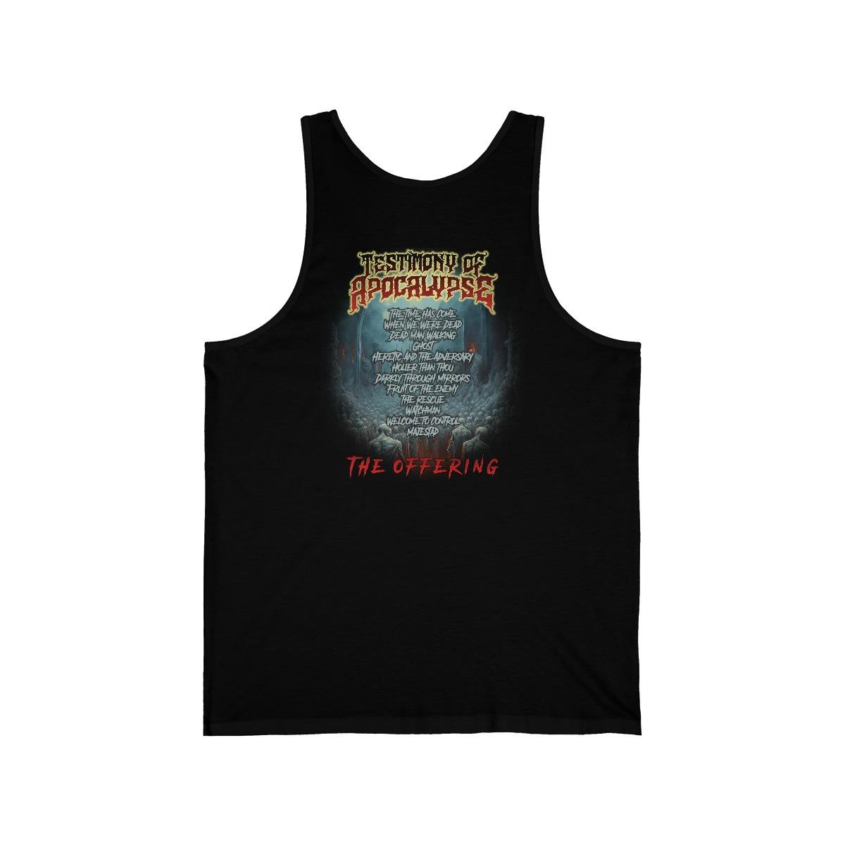 Testimony Of Apocalypse – The Offering Unisex Jersey Tank Top (2-Sided)