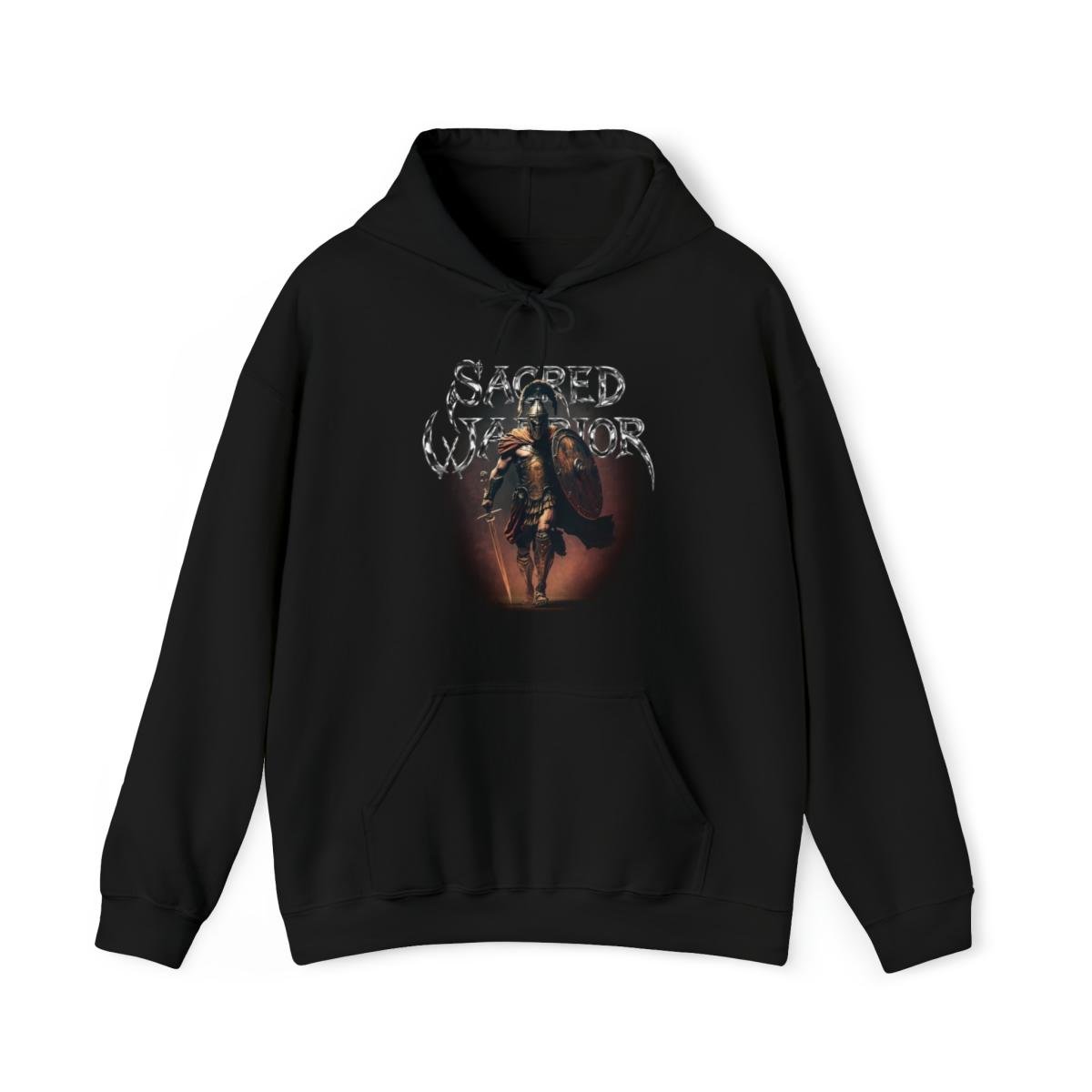 Sacred Warrior – Warrior I Pullover Hooded Sweatshirt