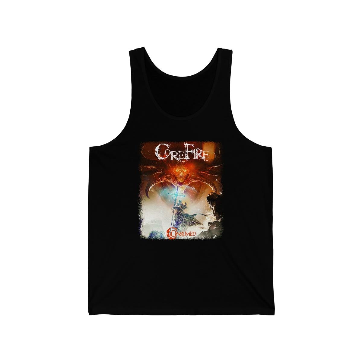 Core Fire – Consumed Unisex Jersey Tank Top