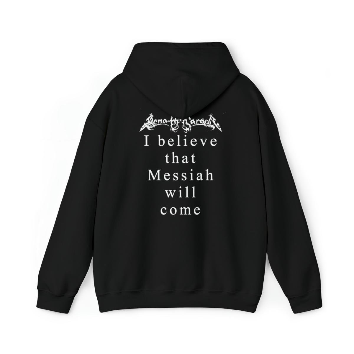 Armath Sargon – Ani meama’amin beMeshiach Hooded Sweatshirt (2-Sided)