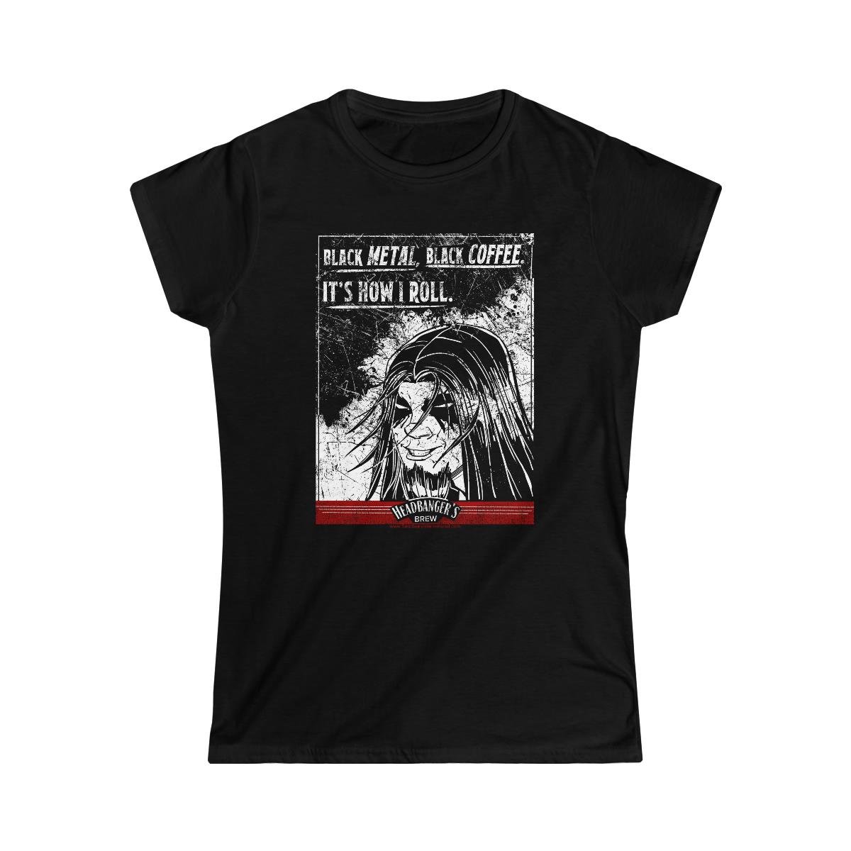 Sanctuary International – Black Metal Black Coffee Women’s Short Sleeve Tshirt