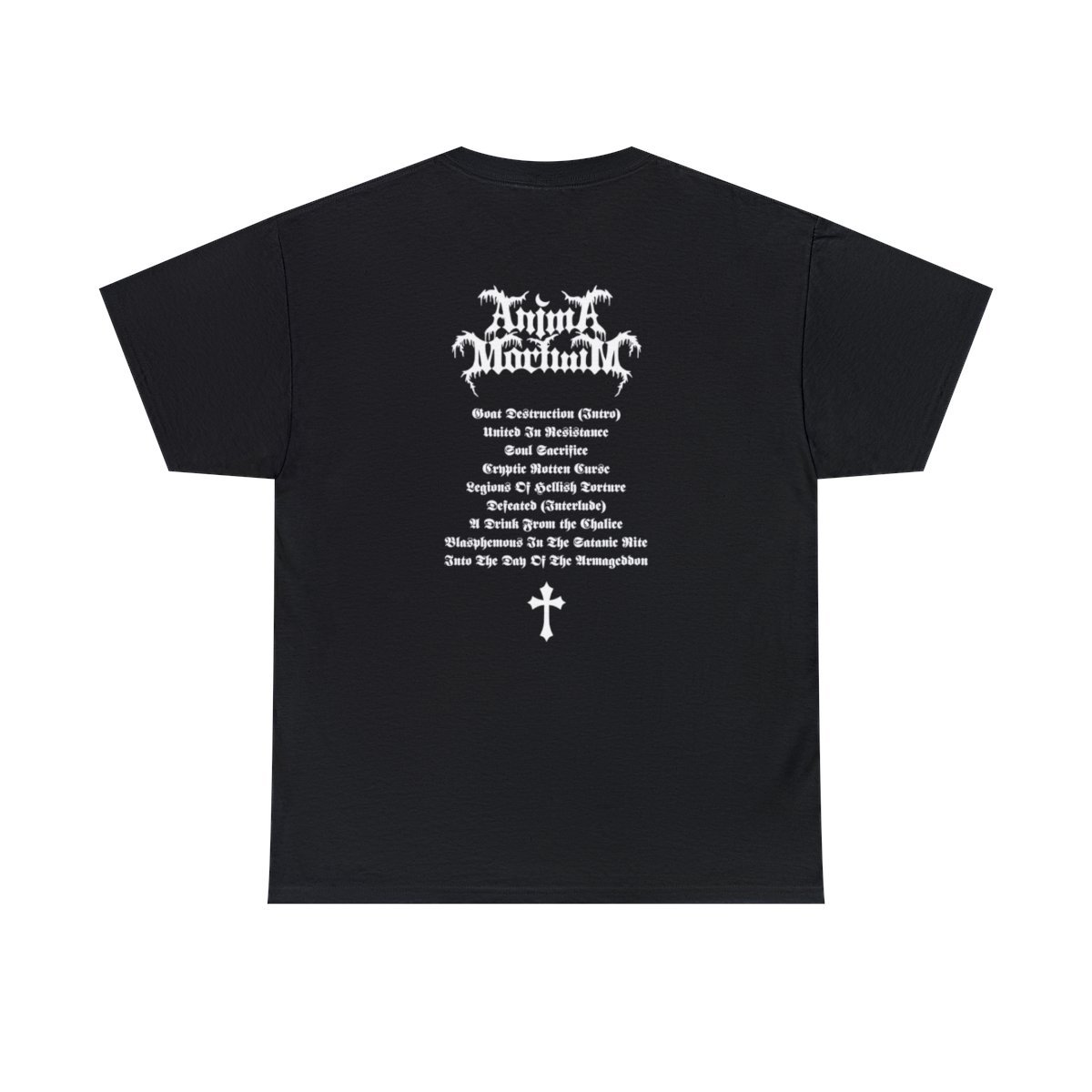 Anima Mortuum – Goat Destruction Short Sleeve Tshirt (2-Sided)