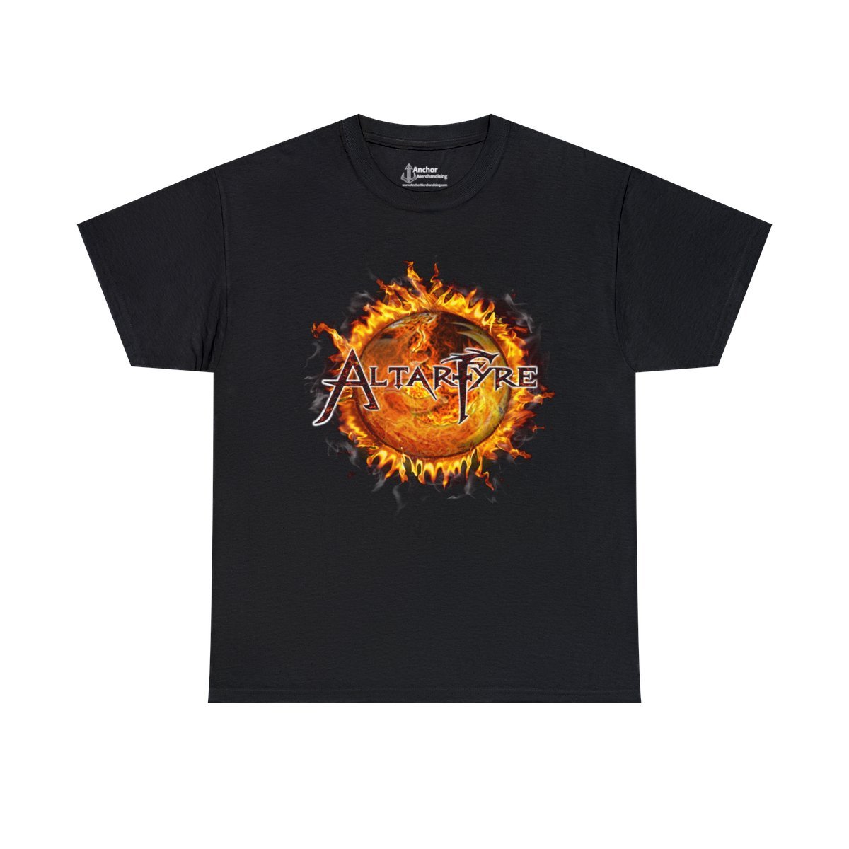 Altarfyre Fire Logo Short Sleeve T-shirt (2-Sided)