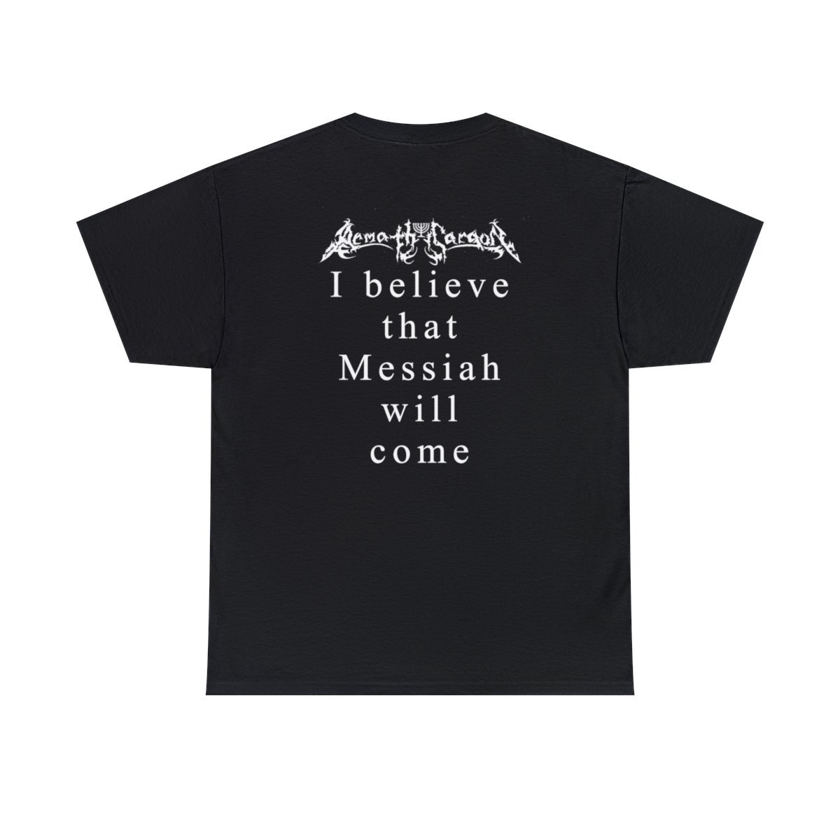 Armath Sargon – Ani meama’amin beMeshiach Short Sleeve T-shirt (2-Sided)