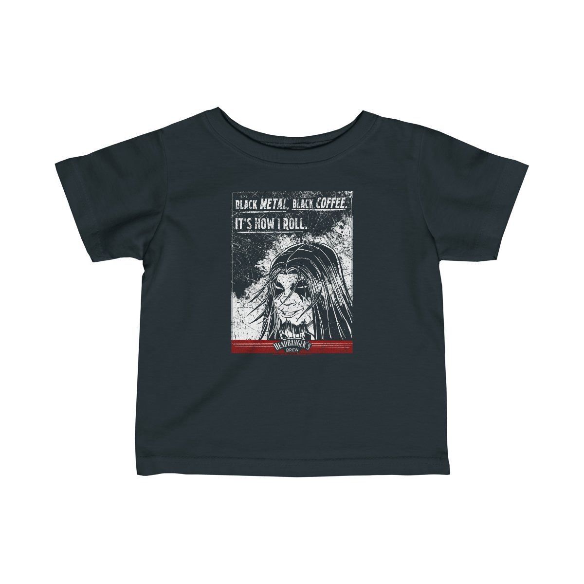 Sanctuary International – Black Metal Black Coffee Infant Short Sleeve Tshirt