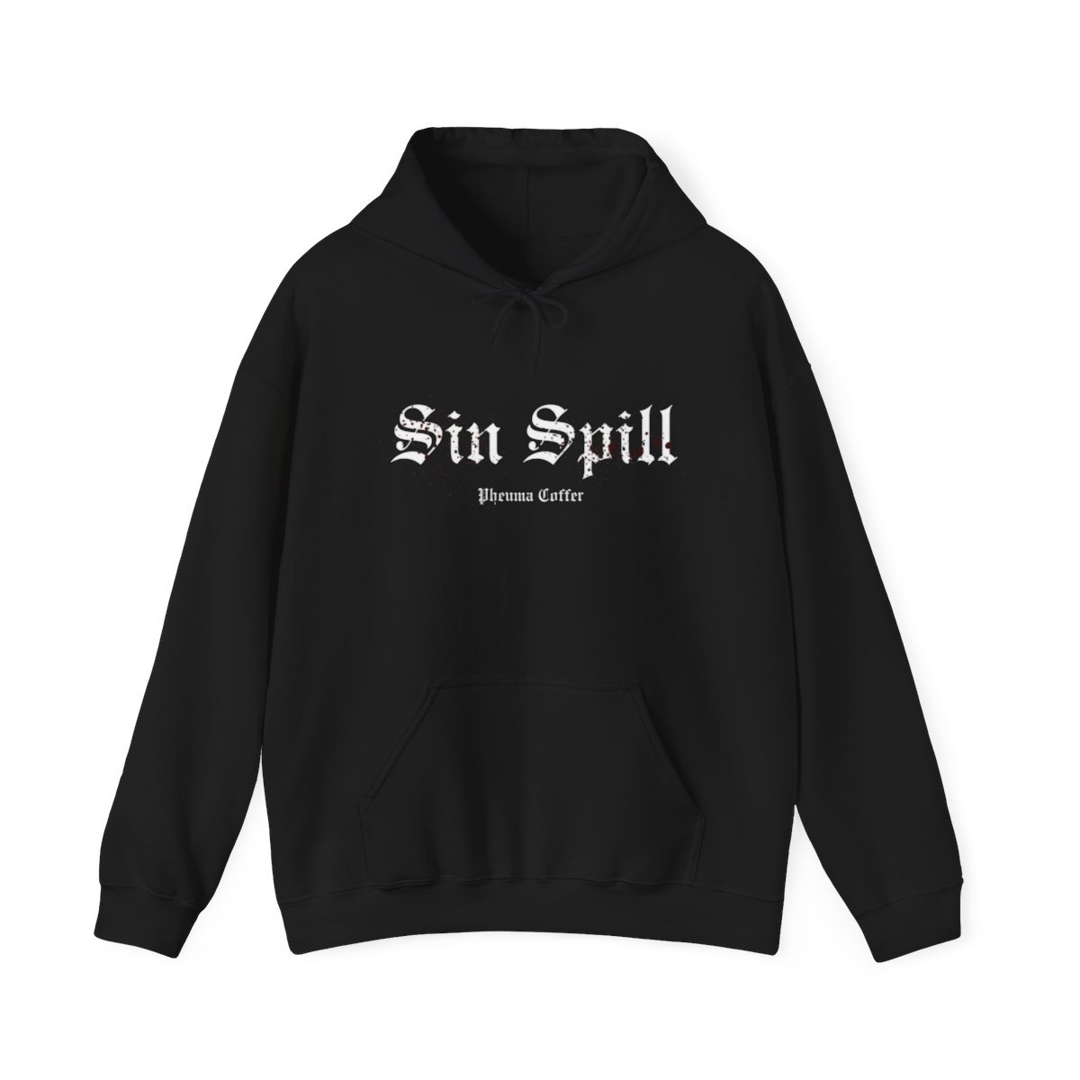 PheumaCoffer – Sin Spill Pullover Hooded Sweatshirt (2-Sided)