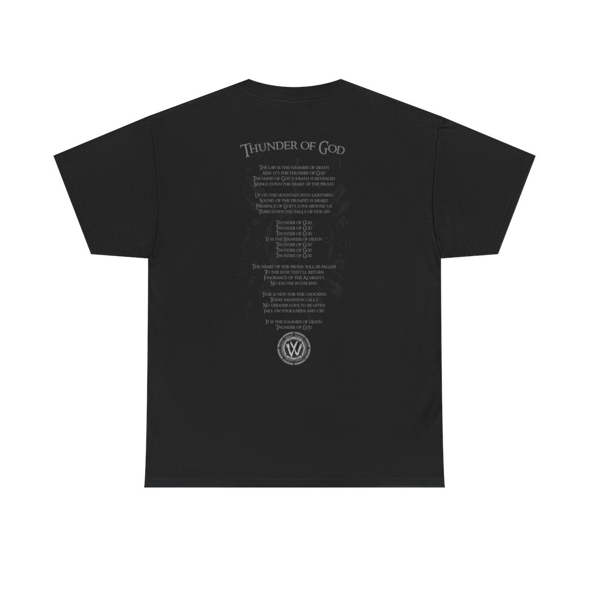 We Are Resolute – Thunder Of God Short Sleeve T-shirt (2-Sided)