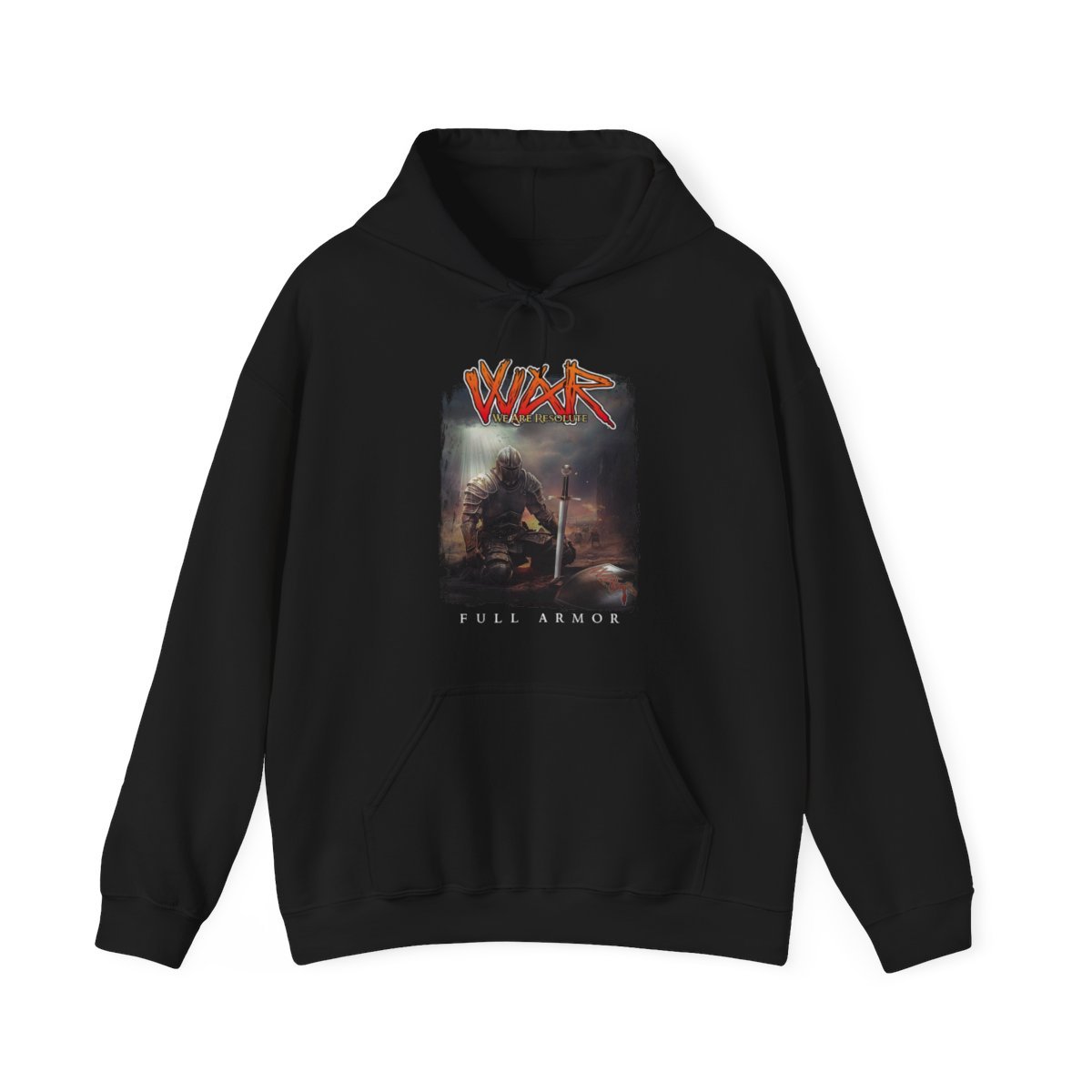 We Are Resolute – Full Armor Cover Pullover Hooded Sweatshirt