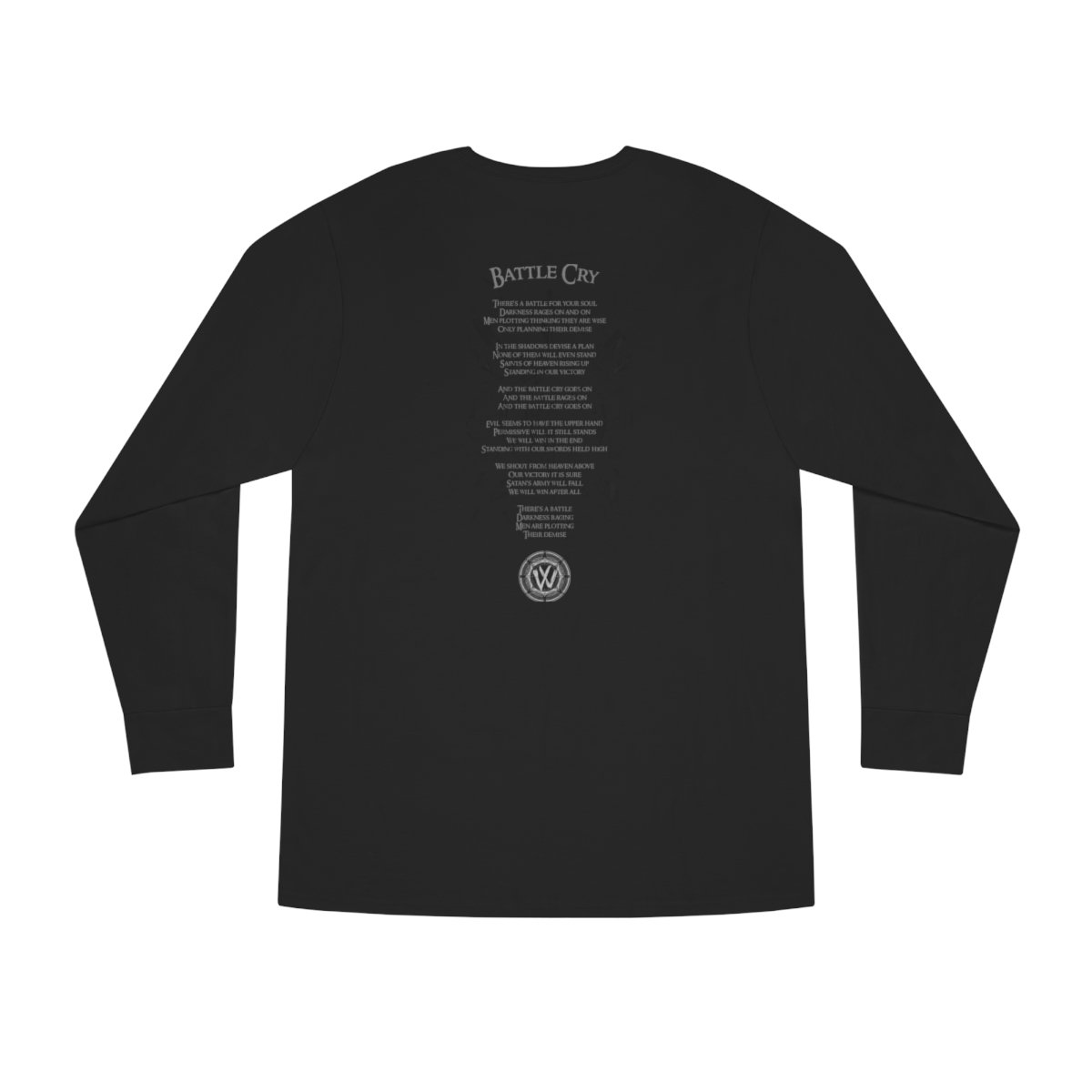 We Are Resolute – Battle Cry Long Sleeve Tshirt (2-Sided)