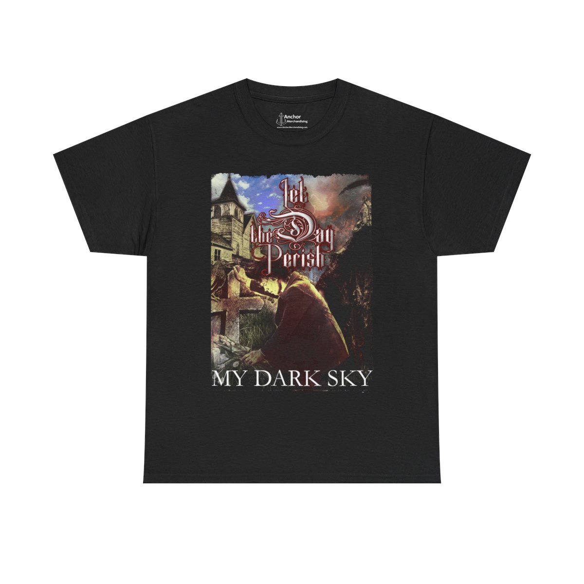 Let The Day Perish – My Dark Sky w/Lyrics Short Sleeve Tshirt (2-Sided)