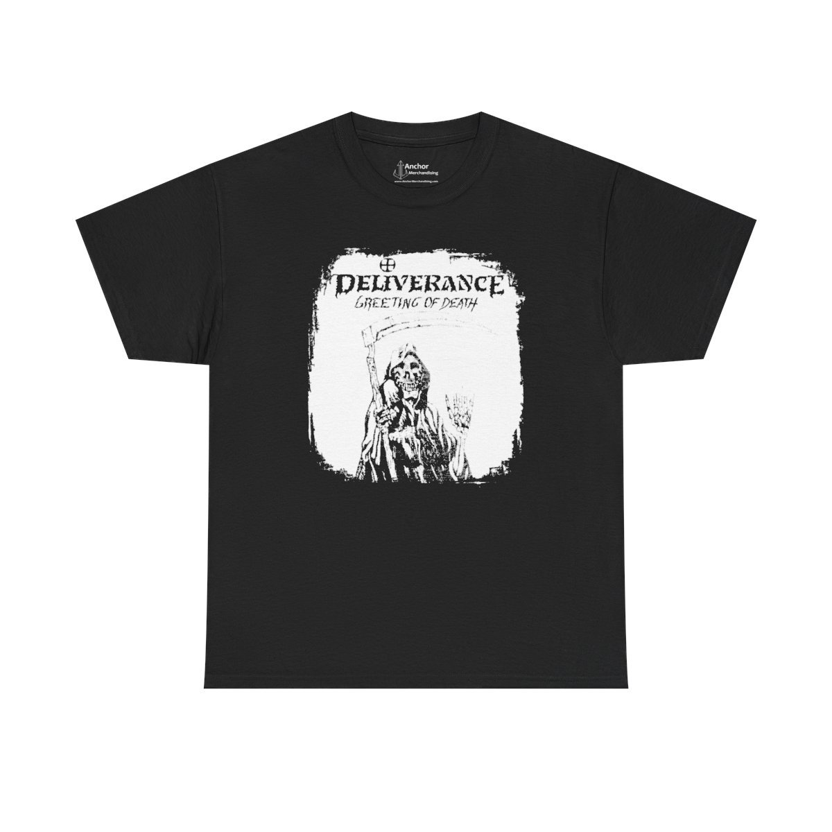 Deliverance – Greetings of Death Short Sleeve Tshirt (2-Sided)