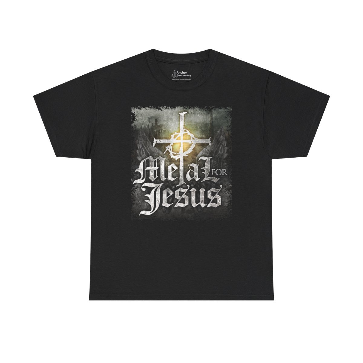 Metal Bible Support – Metal For Jesus Short Sleeve Tshirt
