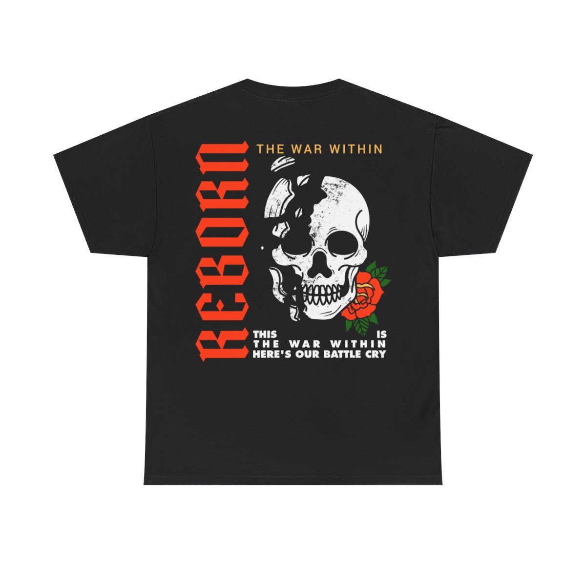 Reborn – This Is The War Within Short Sleeve T-Shirt (2-Sided)
