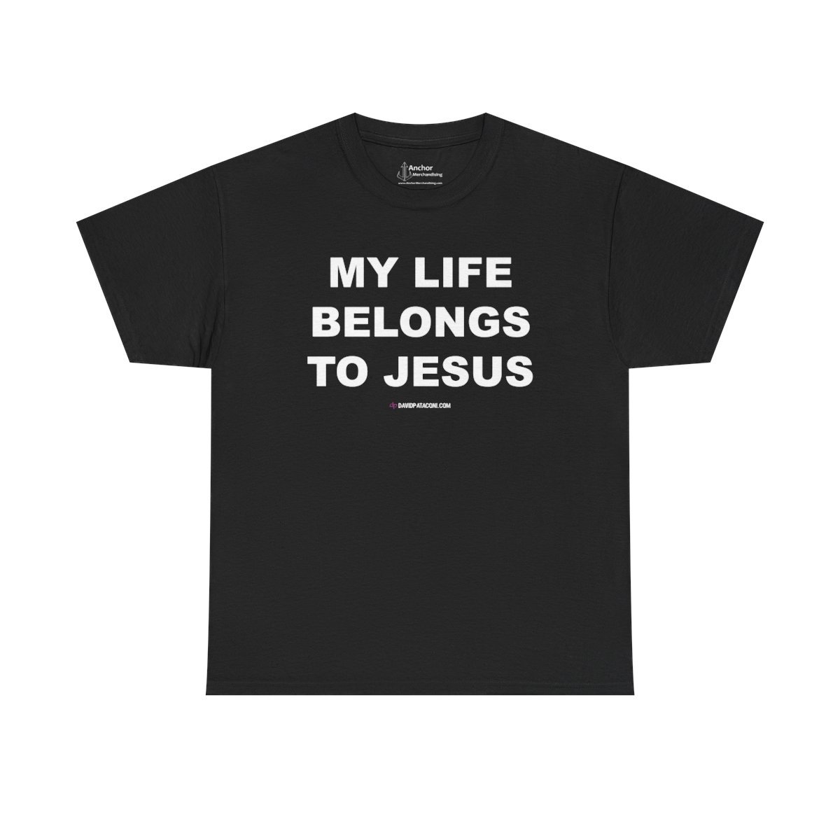 David Pataconi – My Life Belongs to Jesus Short Sleeve Tshirt