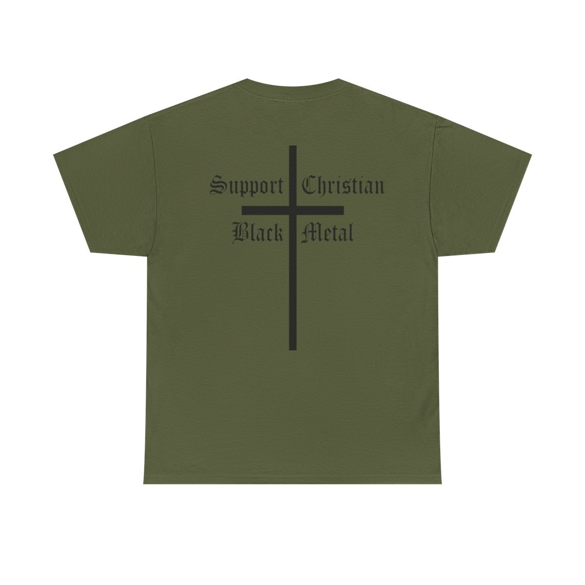 Elgibbor Support Military Green Short Sleeve Tshirt (2-Sided)