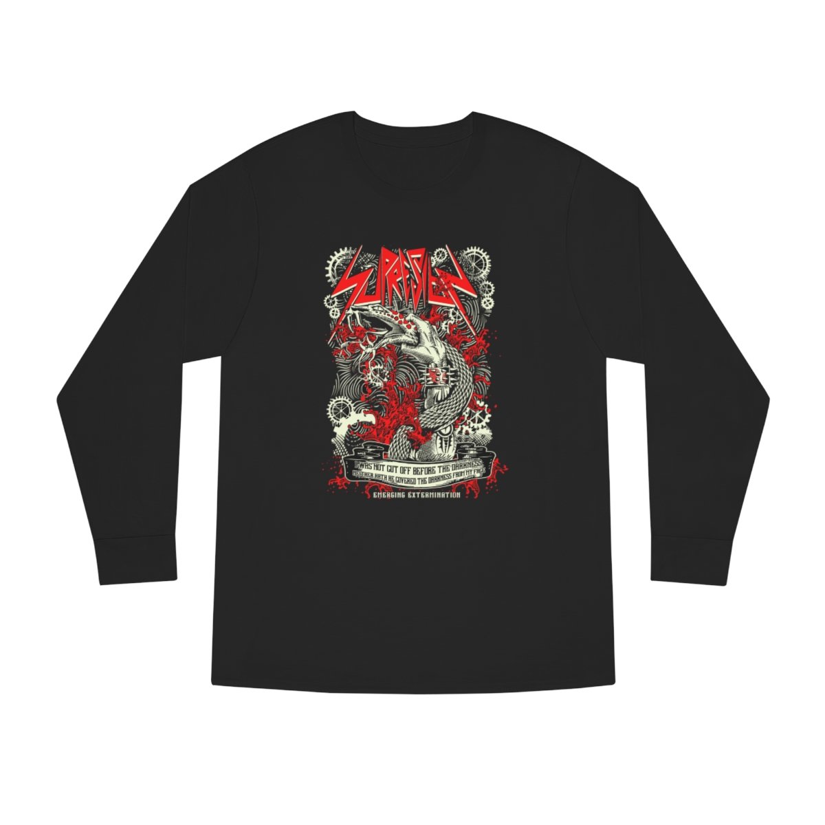 Supresion Serpent (Red) Long Sleeve Tshirt
