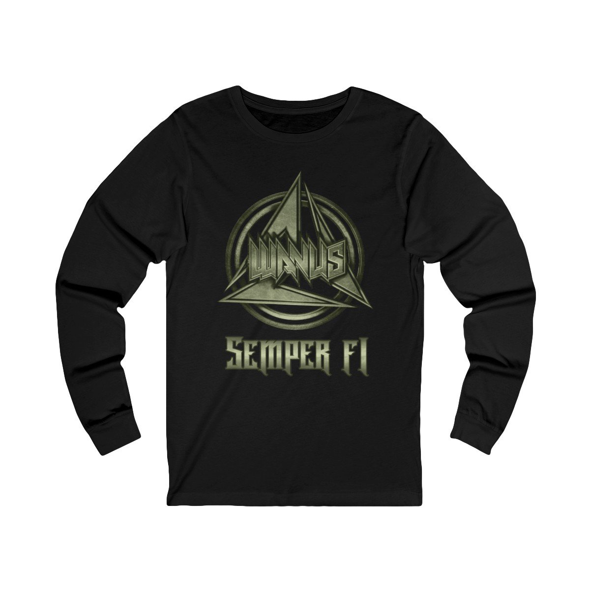 Wanus – Semper Fi Long Sleeve Tshirt  3501 (2-Sided)